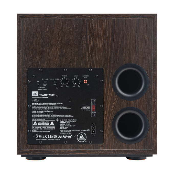 Stage 200P - Espresso - 10-inch (250mm) 300W Powered Subwoofer - Detailshot 7 image number null